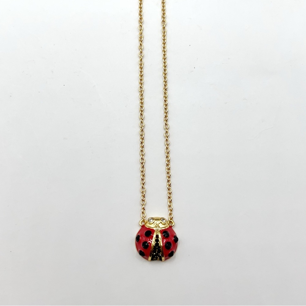 KS808-Kate Spade ladybug necklace